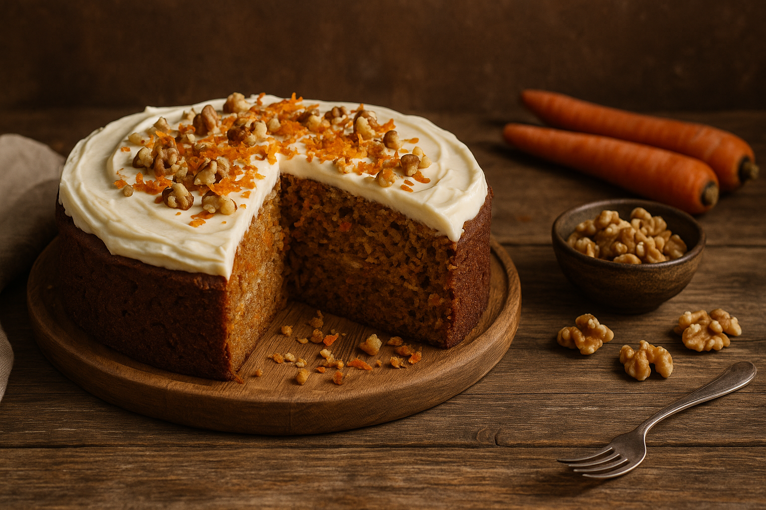Carrot Walnut Cake